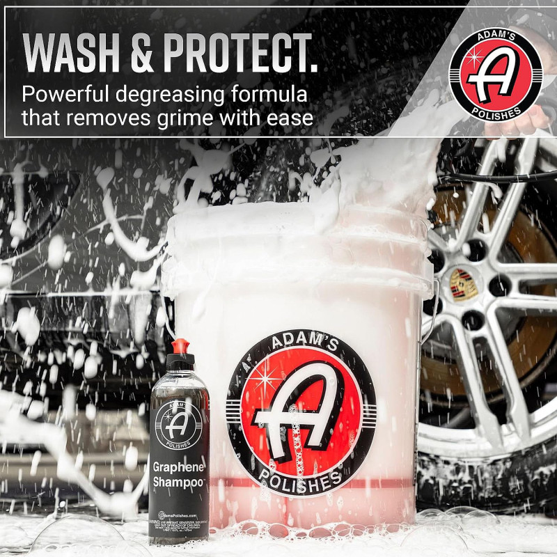 Графеновый автошампунь Adam's Polishes Graphene Shampoo, концентрат 473 мл