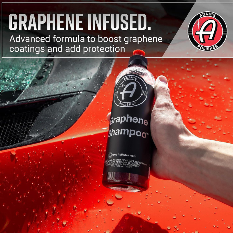 Графеновый автошампунь Adam's Polishes Graphene Shampoo, концентрат 473 мл
