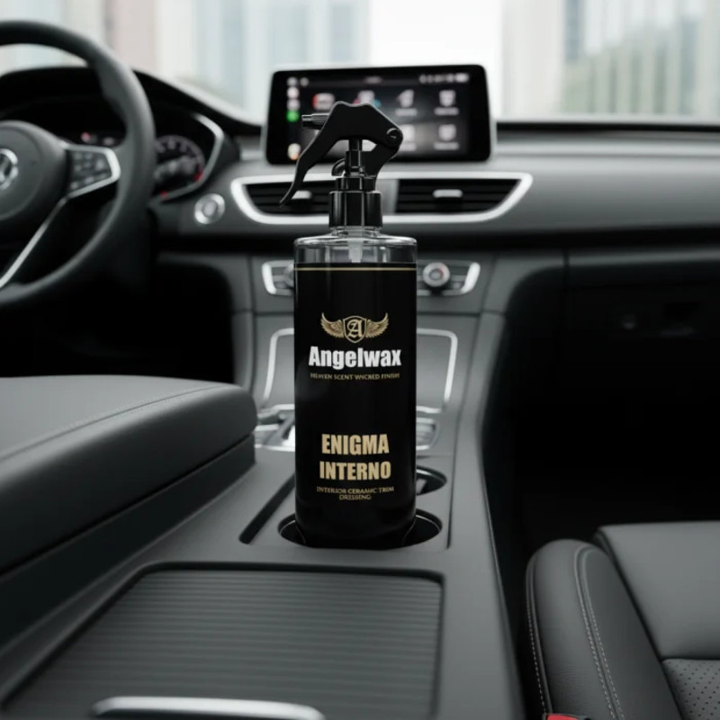Керамический дресинг для пластика салона Angelwax Enigma Interno, антистатик 500 мл