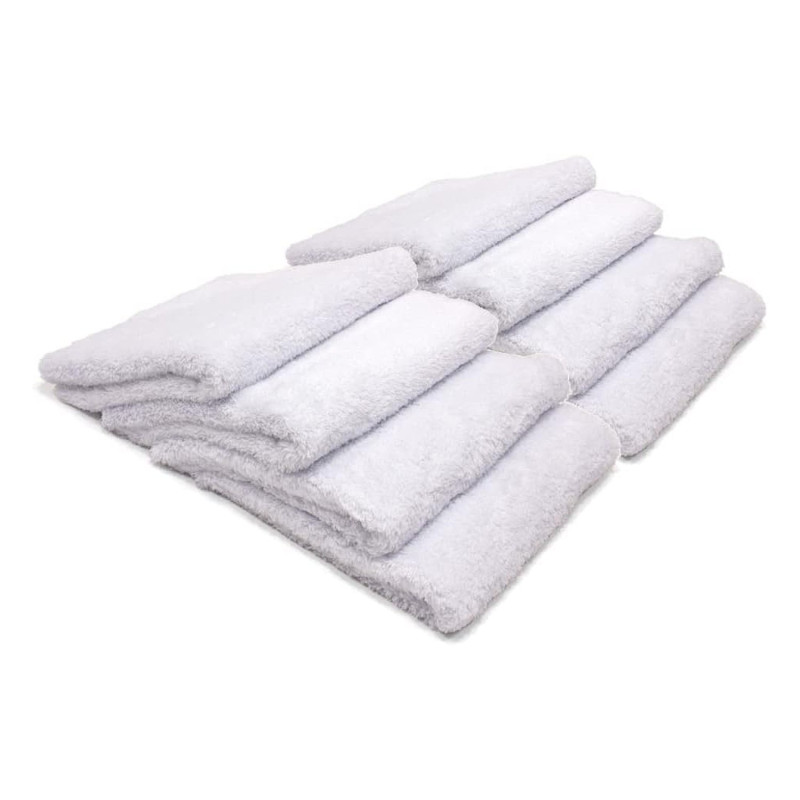 Двостороння мікрофібра Autofiber Elite Edgeless Detailing Towel White, 40x40 см