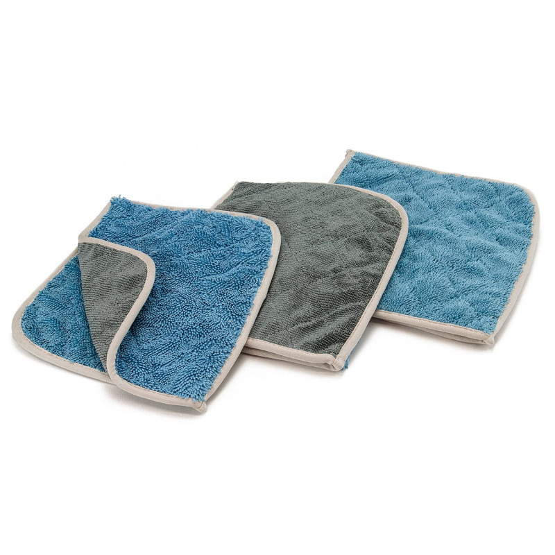 Мікрофібра для скла Autofiber Flip GPT Glass Perfect Towel Blue, фліп 21x21 см