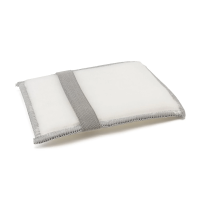 Autofiber Scrub Ninja Max XL Sponge White - Двостороння губка-скраб з ремінцем, 16,5х11,5 см