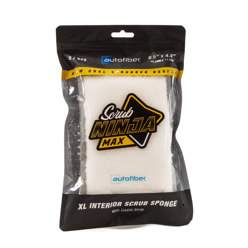 Губка-скраб для інтер'єру Autofiber Scrub Ninja Max XL White