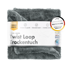 ChemicalWorkz Shark Drying Towel Grey - Рушник для сушіння авто 1400 GSM, 40х40 см (Сірий)