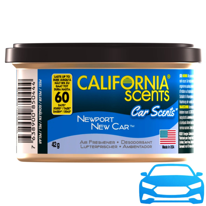 Ароматизатор для авто California Scents Newport New Car, до 60 дней