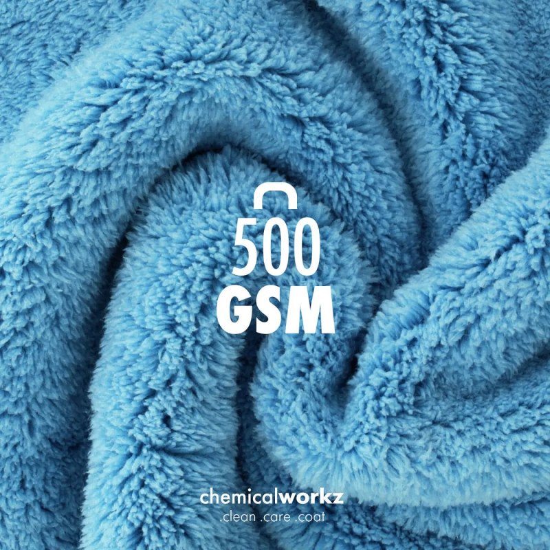 Плюшева мікрофібра ChemicalWorkz Edgeless Soft Touch Towel Blue, 40x40 см