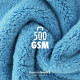 Плюшева мікрофібра ChemicalWorkz Edgeless Soft Touch Towel Blue, 40x40 см