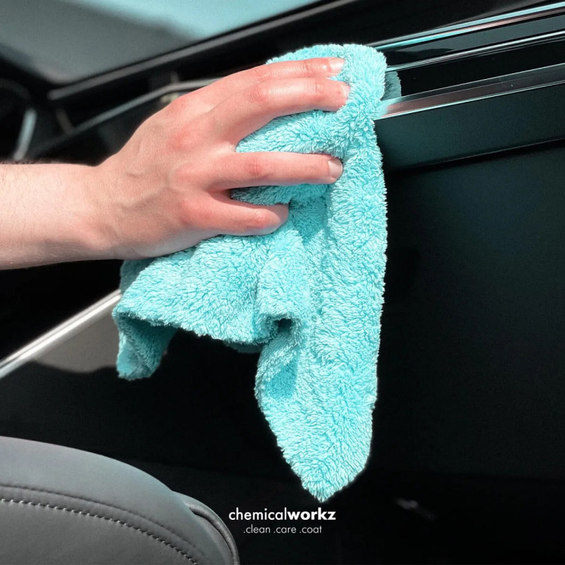 Плюшева мікрофібра ChemicalWorkz Edgeless Soft Touch Towel Blue, 40x40 см