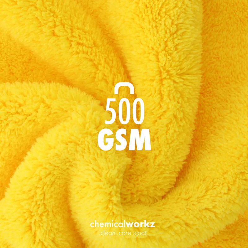 Плюшева мікрофібра ChemicalWorkz Edgeless Soft Touch Towel Gold, 40x40 см
