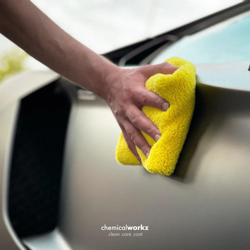 Плюшева мікрофібра ChemicalWorkz Edgeless Soft Touch Towel Gold, 40x40 см