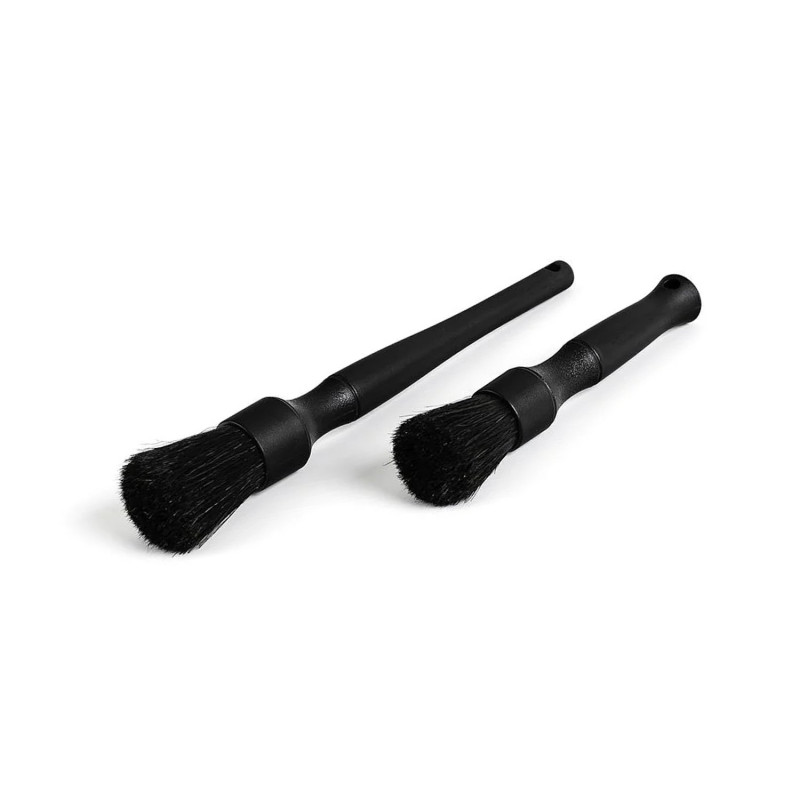 Кисть для детейлинга Detail Factory Boars Hair Detailing Brush Black, натуральная щетина кабана 25 мм