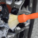 Пензель для детейлінгу Detail Factory Boar’s Hair Detailing Brush Orange, натуральний ворс кабана 30 мм