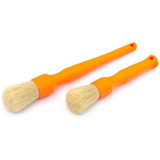 Detail Factory Boars Hair Brush Set Orange - набор кистей для детейлинга, натуральная щетина кабана 2 шт
