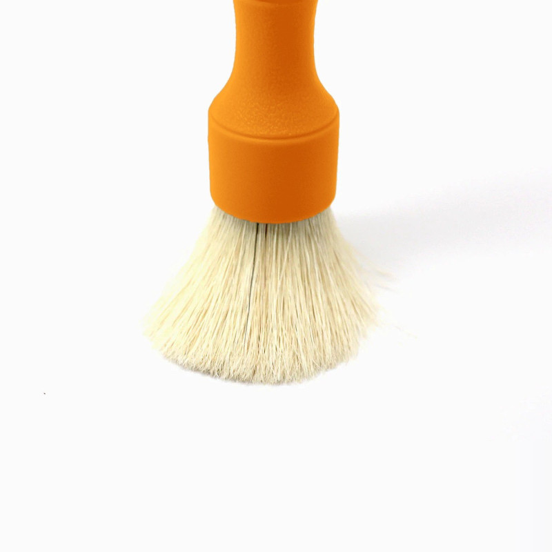 Пензель для детейлінгу Detail Factory Boar’s Hair Detailing Brush Orange, натуральний ворс кабана 30 мм