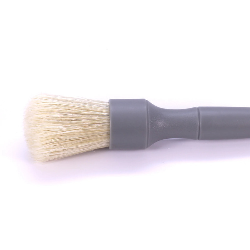 Набор кистей для детейлинга Detail Factory Boars Hair Brush Set Grey, натуральная щетина кабана 2 шт