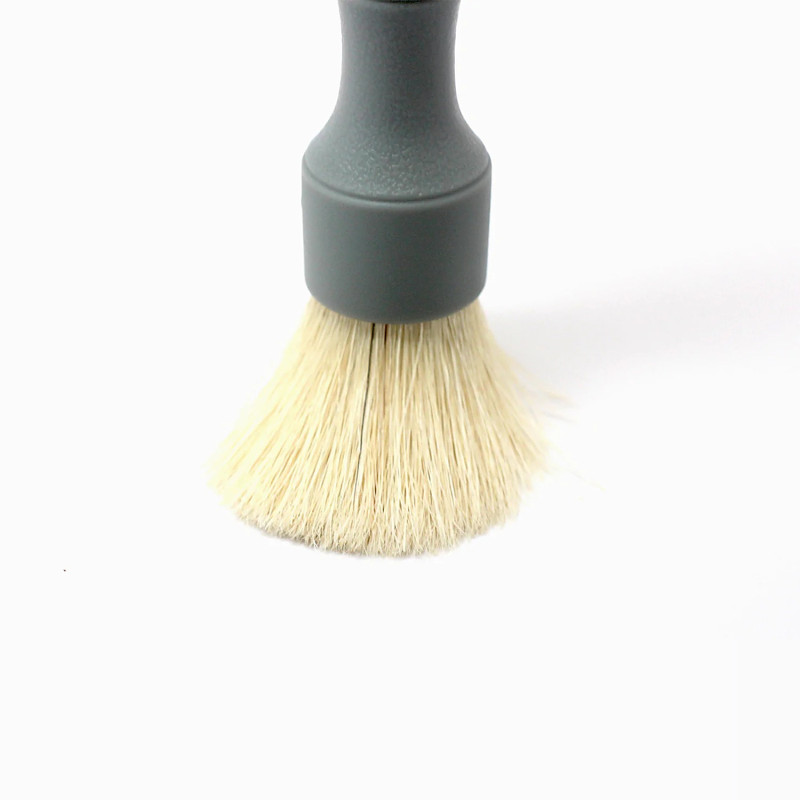 Набор кистей для детейлинга Detail Factory Boars Hair Brush Set Grey, натуральная щетина кабана 2 шт