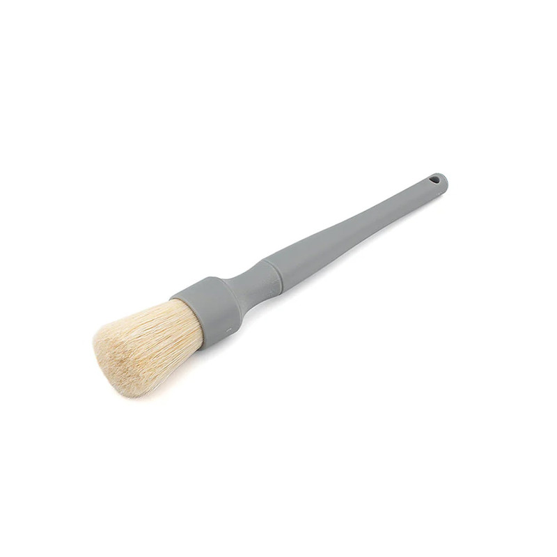 Набор кистей для детейлинга Detail Factory Boars Hair Brush Set Grey, натуральная щетина кабана 2 шт