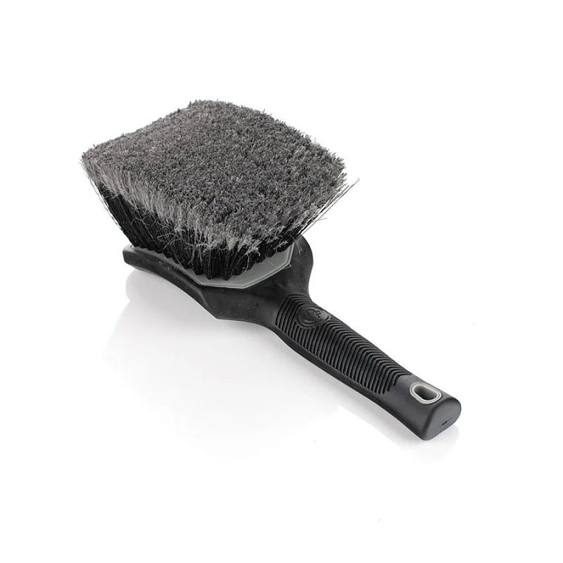  Щітка для дисків Detail Factory ProGrip Wheel Face Brush Grey, м'яка з гумованим корпусом