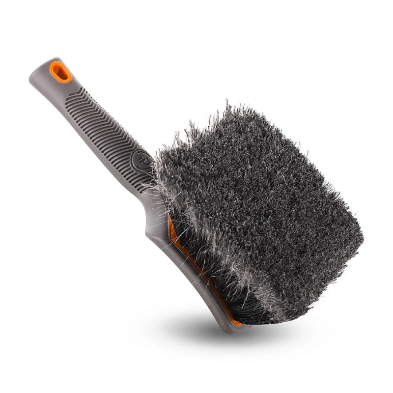 Щітка для дисків Detail Factory ProGrip Wheel Face Brush Solar Flare, м'яка з гумованим корпусом
