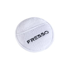Fresso Round Microfiber Applicator White - аплікатор для шкіри та салону, мікрофібра 10 см