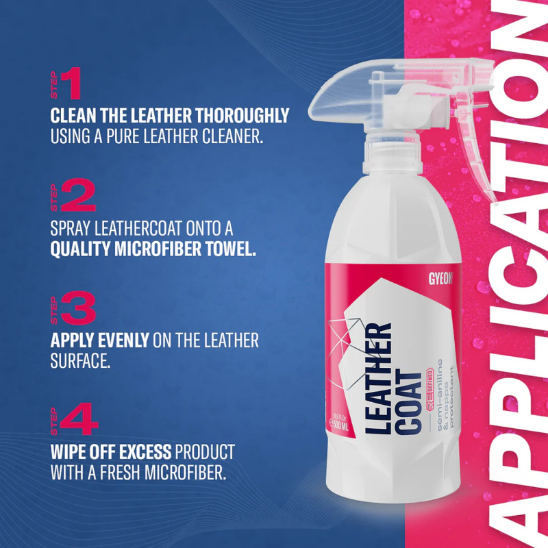 Захисне покриття для шкіри салону Gyeon Q2 LeatherCoat Redefined, 500 мл