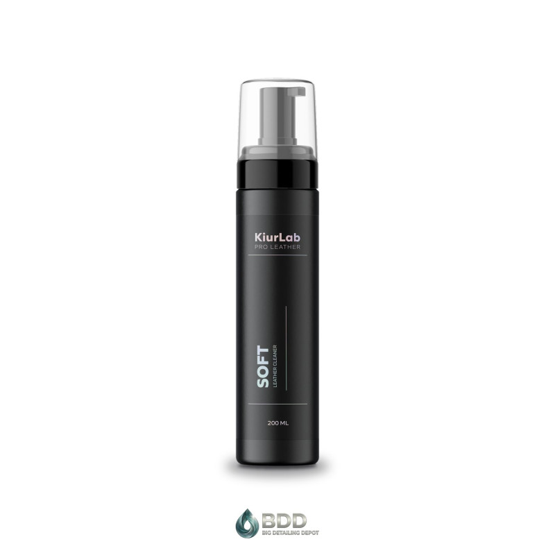 Засіб для чищення шкіри салону KiurLab Pro Leather Soft Cleaner, піна 200 мл