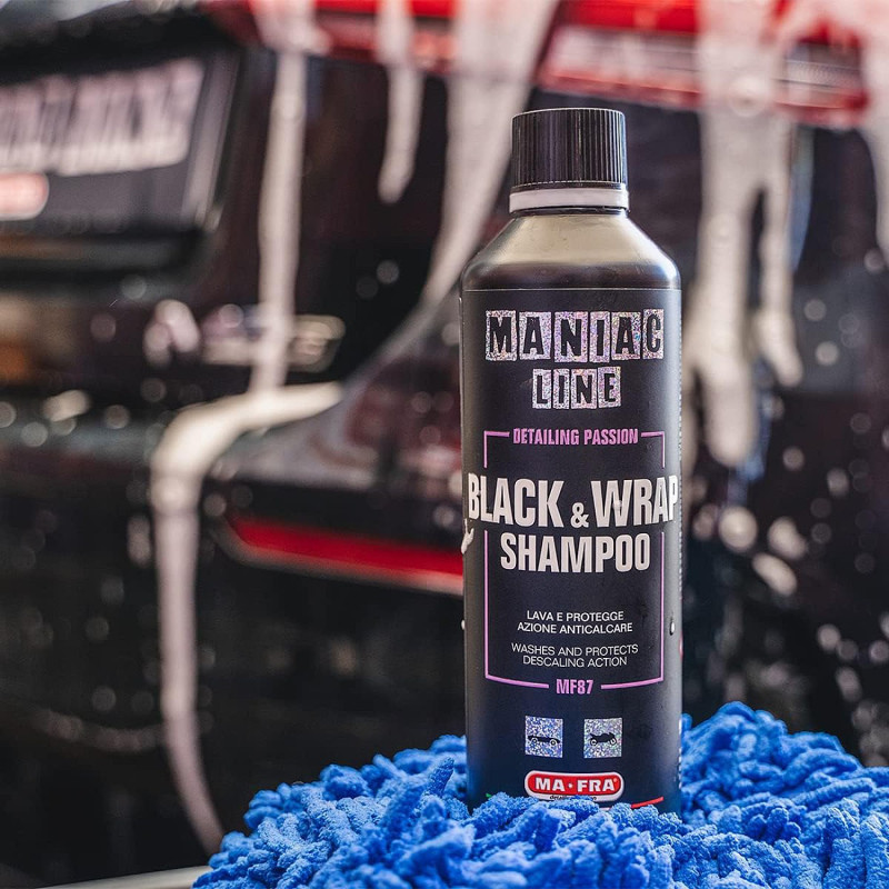 Кислотний автошампунь Ma-Fra Maniac Line Black & Wrap Shampoo, концентрат 500 мл