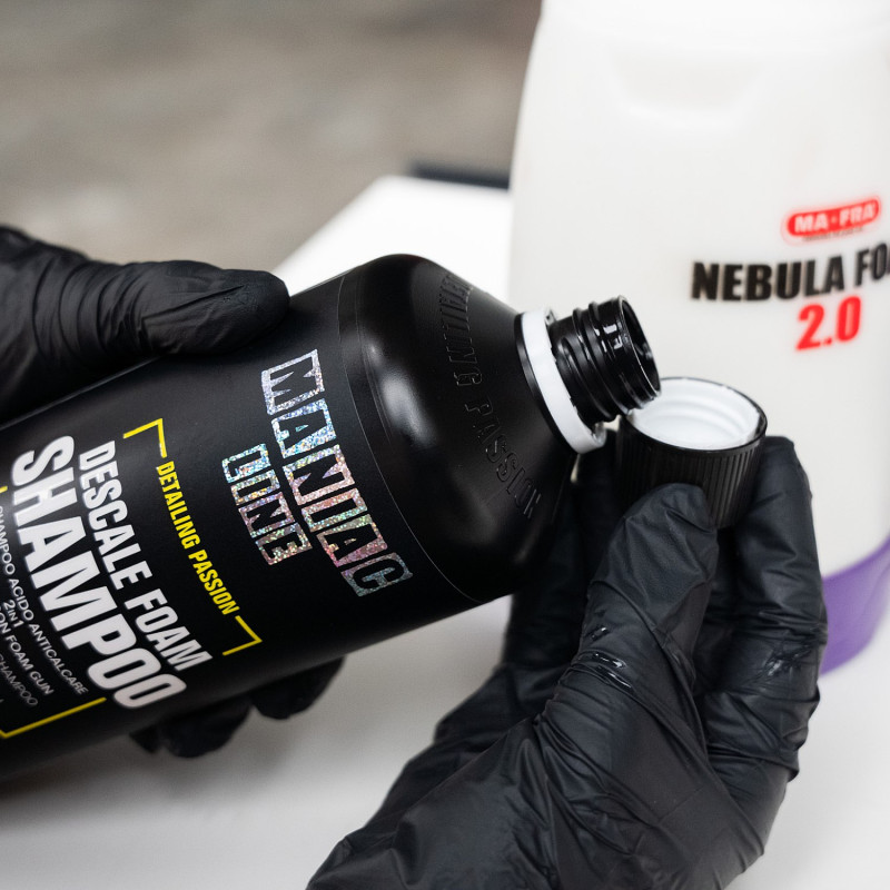 Кислотный автошампунь Ma-Fra Maniac Line Descale Foam Shampoo, концентрат 1000 мл