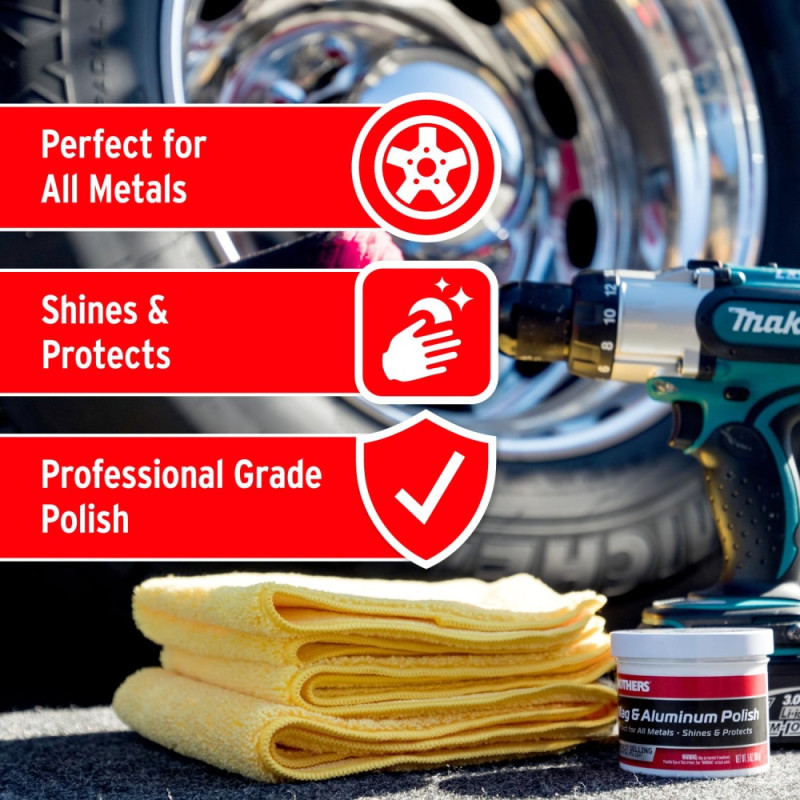 Поліроль для металу Mothers Mag & Aluminum Polish, 141 г