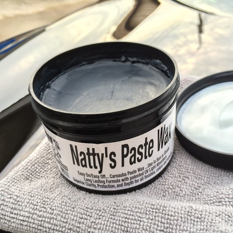 Віск для авто Poorboy's World Natty's Paste Wax Black, карнауба для чорних авто 235 мл