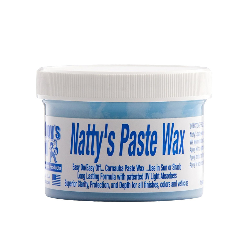 Віск для авто Poorboy's World Natty's Paste Wax Blue, карнауба для темних кольорів 235 мл