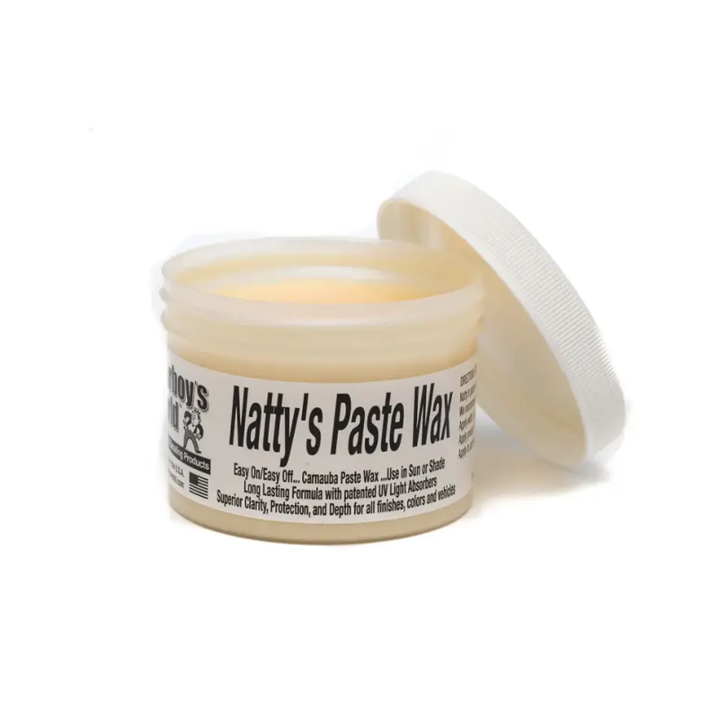 Віск для авто Poorboy's World Natty's Paste Wax White, карнауба для світлих кольорів 235 мл