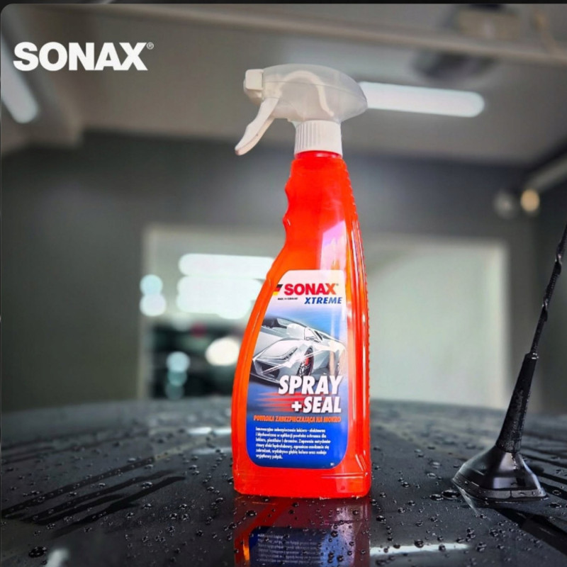 Спрей-силант Sonax Spray+Seal, для мокрого кузова 750 мл
