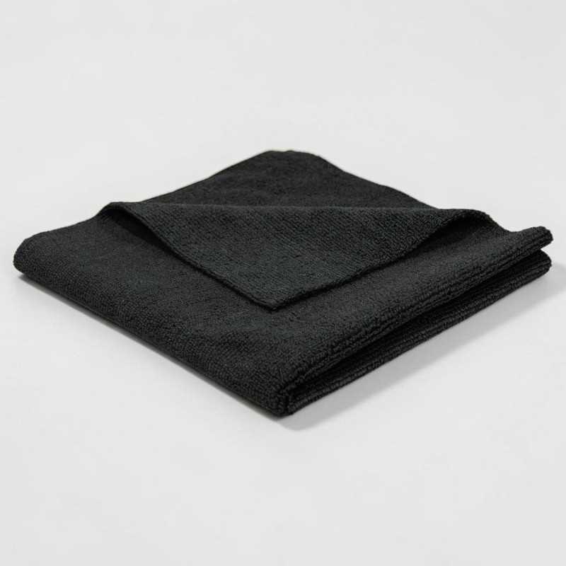 Універсальна мікрофібра для авто The Clean Garage Do It All Microfiber Towel Black, 40x40 см