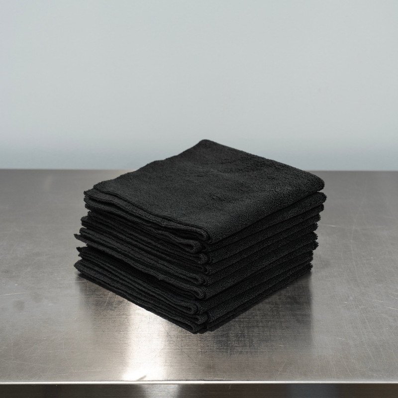 Універсальна мікрофібра для авто The Clean Garage Do It All Microfiber Towel Black, 40x40 см