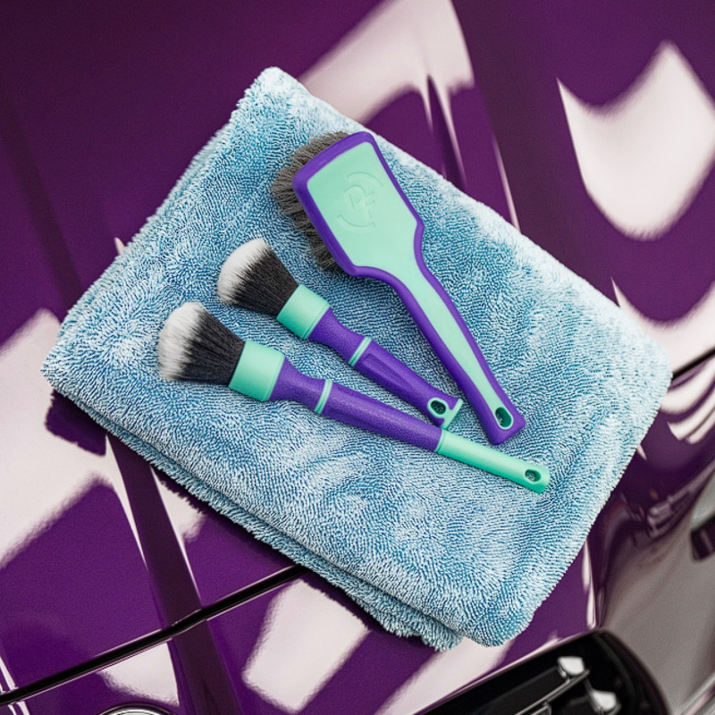 Набір ультрам'яких пензлів для детейлінгу Detail Factory TriGrip Synthetic Detailing Brushes Vermijl, 2 шт