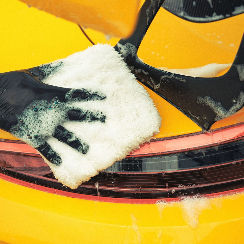 Пад для миття авто з мікрофібри YumCars Wash Pad V2, 20 x 18 см